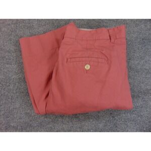 Bills Khakis Pants Mens 34x31 Red‎ Chino Straight Fit Flat Front Made in USA